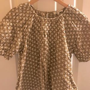 Madewell daisy blouse size S